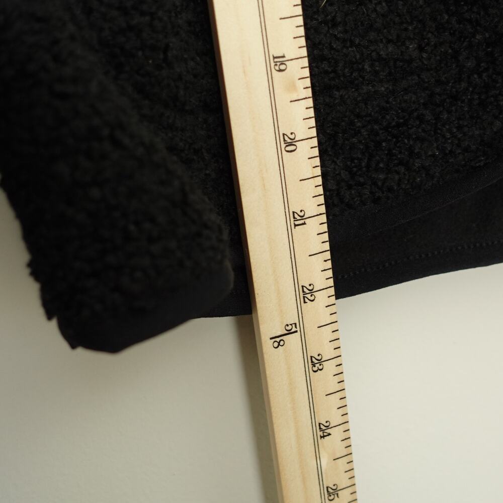 NWT Fashion Womens Snap Button Fleece Jacket Three Zipper Pockets Black Size S - Picture 8 of 9